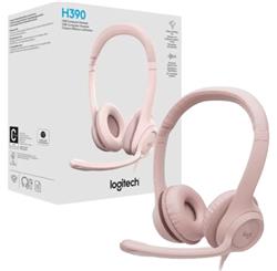 HEADSET LOGITECH H390 ROSE C/MICROFONO