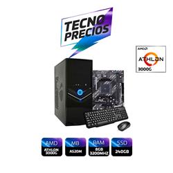 PROMO PC AMD ATHLON 3000G DDR4 8GB SSD 240GB