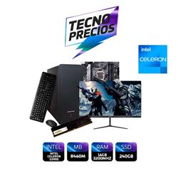 PROMO PC INTEL CELERON G5905 DR4 16GB SSD 240GB MONITOR 22