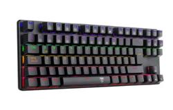 TECLADO T-DAGGER BORA BLACK SW BLUE RGB