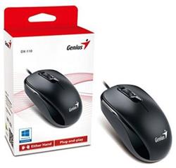 MOUSE GENIUS DX-110 USB BLACK 1200 DPI